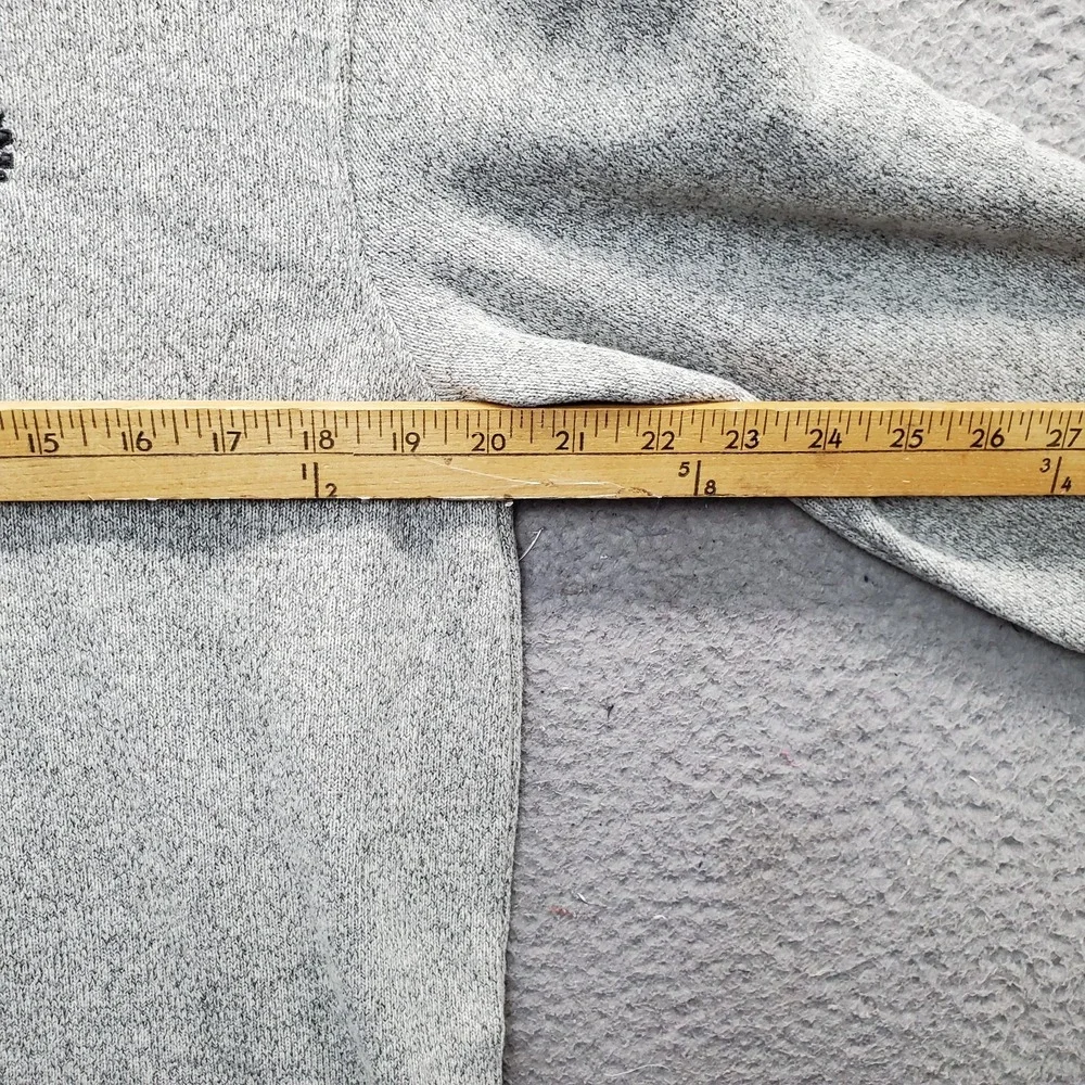 IZOD Golf Eco Thermal Soft Knit Fleece Sweater Mens S Gray Quarter Zip Pullover